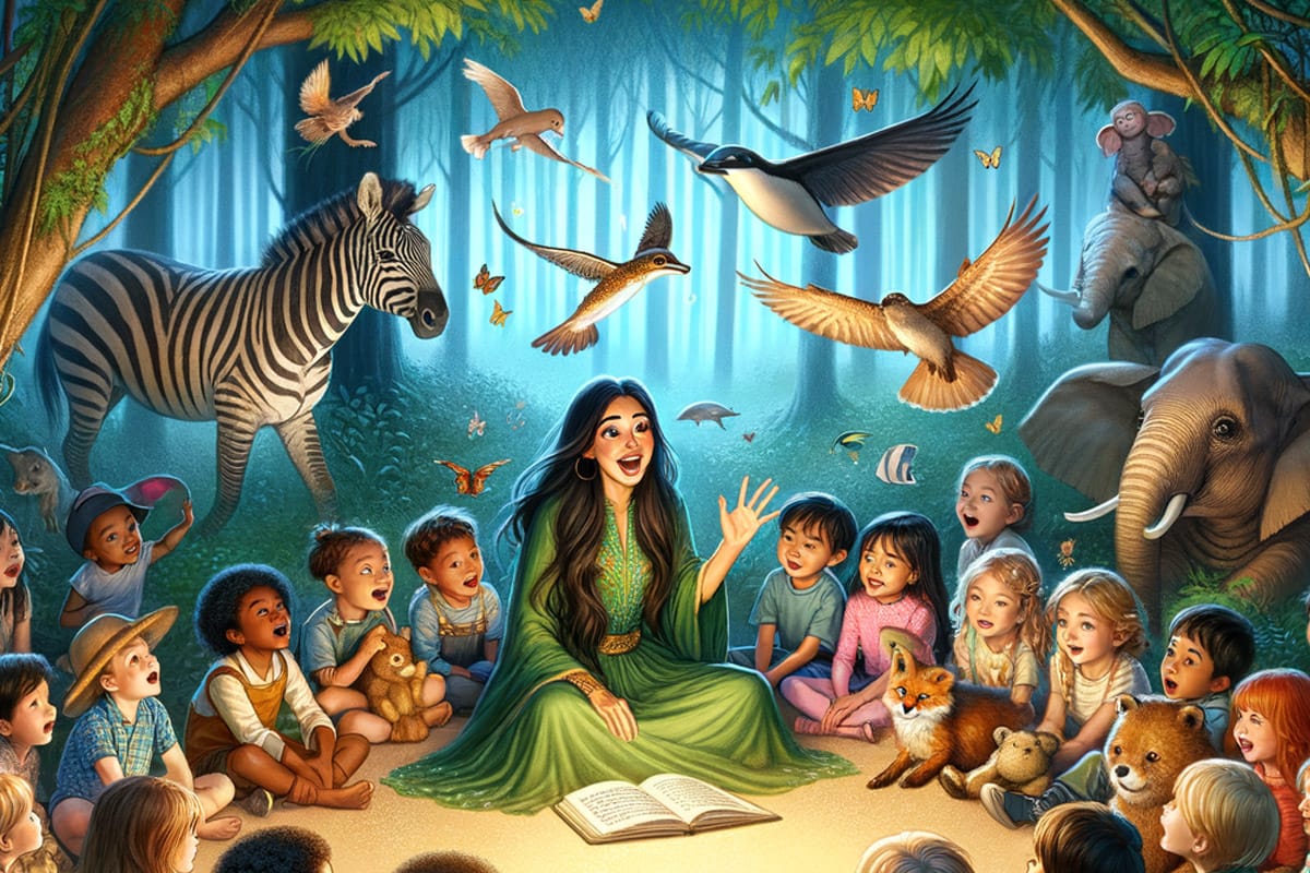 The Wild Tales We Tell: Introducing Children to Wildlife Conservation Through Enchanting Stories